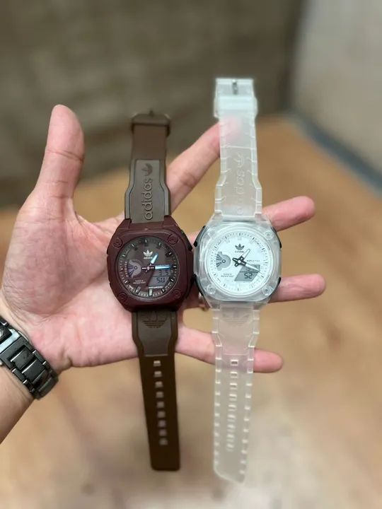 OLHAI MINHA GENTE PRA VCS Q CURTIR RELÓGIOS <br><br>Resistente à água <br><br>R$50.00ATACADO - Foto 2