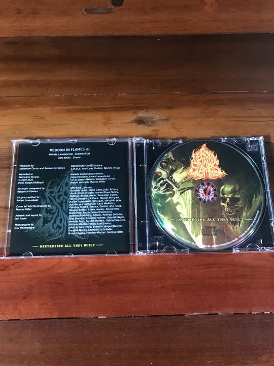 Reborn In Flames - CD - Destroying All They Built  - Foto 2