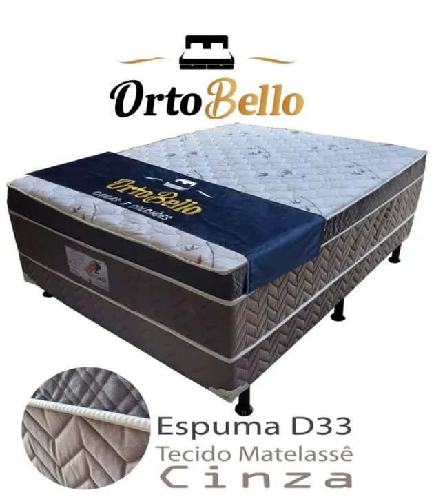 Cama Casal Box D33 Ortobello ,Pronta Entrega!!!
