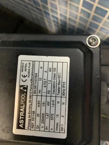 Motobomba 2CV Trifásica para Piscina Veico - Foto 4