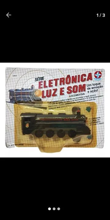 Locomotiva série eletrônica anos 90 estrela