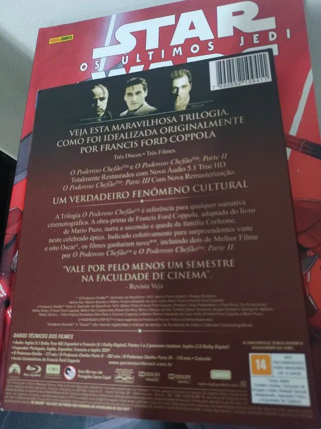Blu-ray O Poderoso Chefão Trilogia - The Coppola Restoration(Com luva) - Foto 2