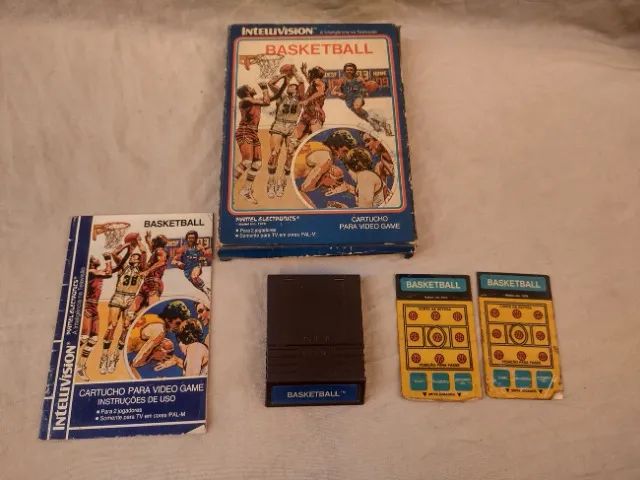 Basketball Cartucho Original + Caixa E Manual Com Desgastes