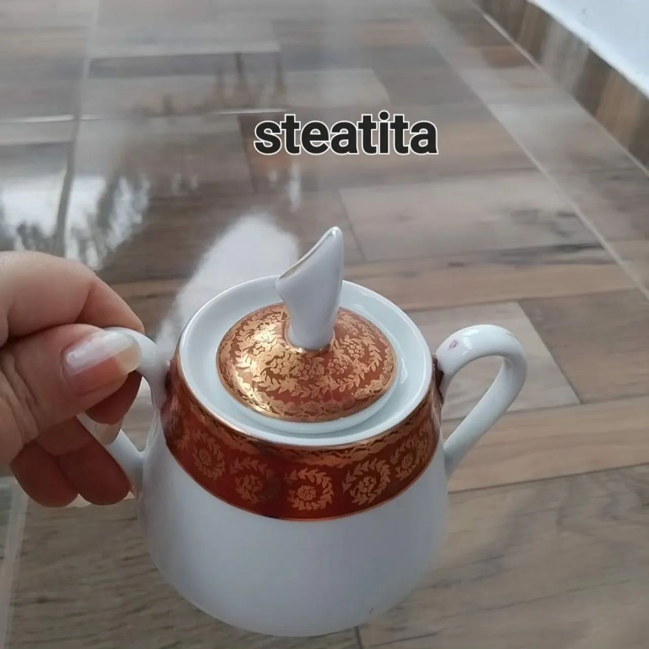 Açucareiro porcelana