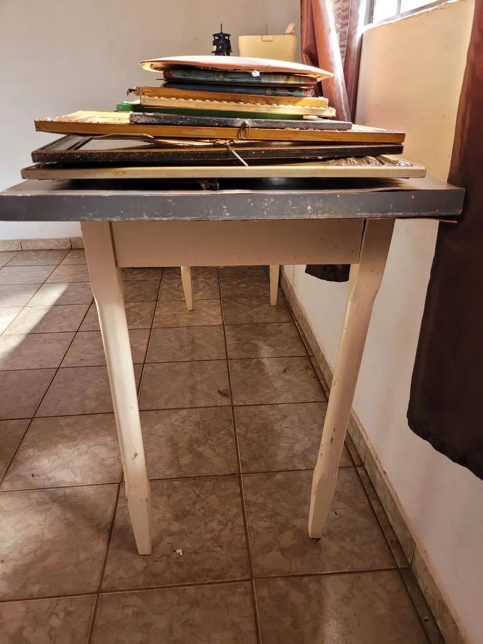 Mesa de madeira rústica - Foto 2