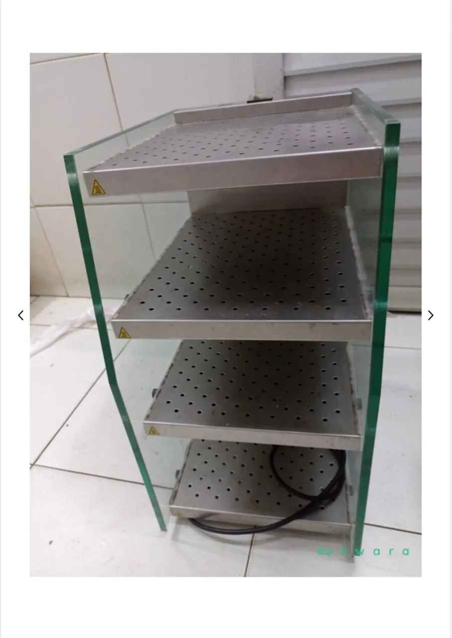 Aquecedor para xícaras em inox 