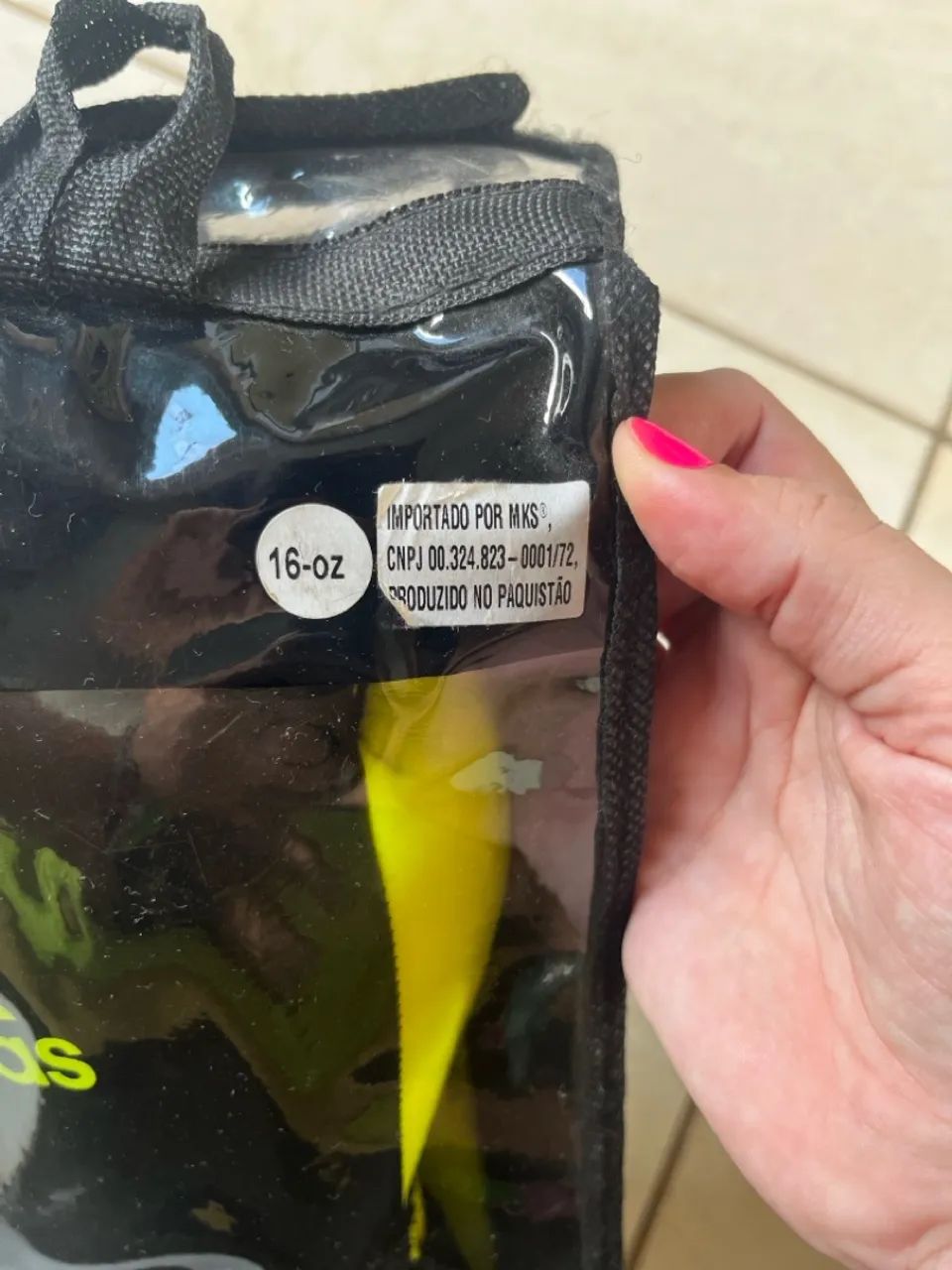 Luvas de Boxe Thai adidas Power 100 - Preto e Amarelo - Foto 3