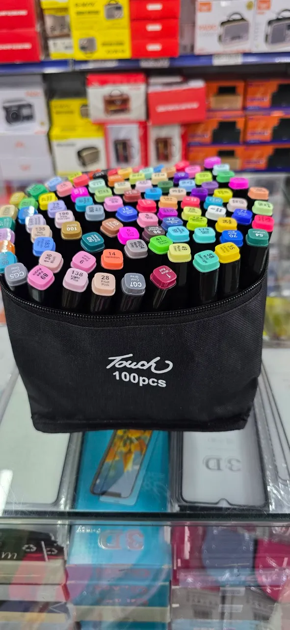 Marcadores Artísticos Touch 100 cores