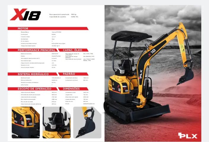 Vendo Mini escavadeira 1.8t  