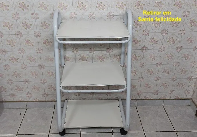 Carrinho auxiliar Rack para estética salão de beleza- ac. cartão