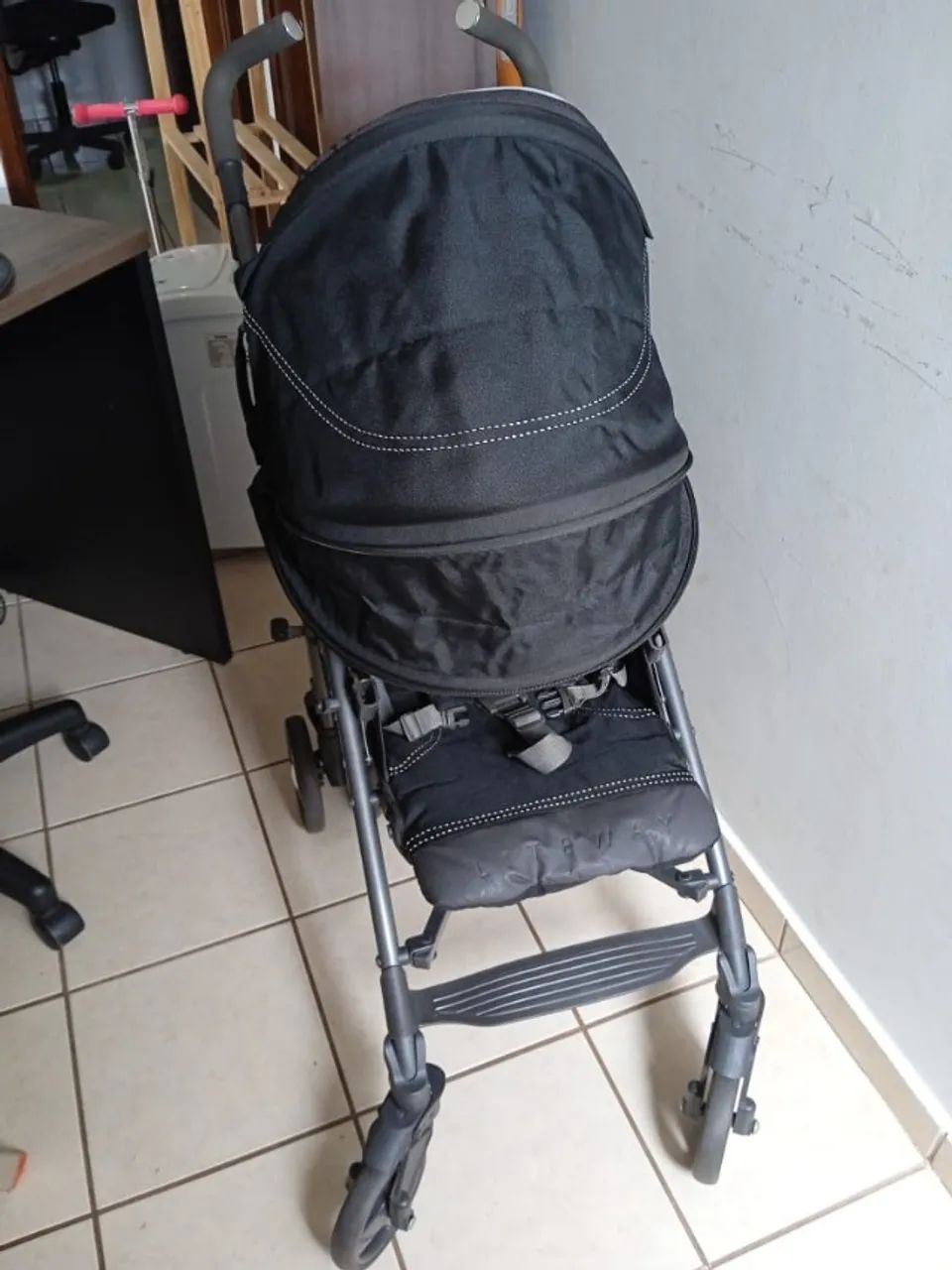 Carrinho de Bebe Chicco Lite Way 3 + Almofada - Foto 3
