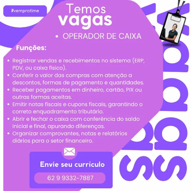 CAIXA - OPERADORA DE CAIXA - Foto 2