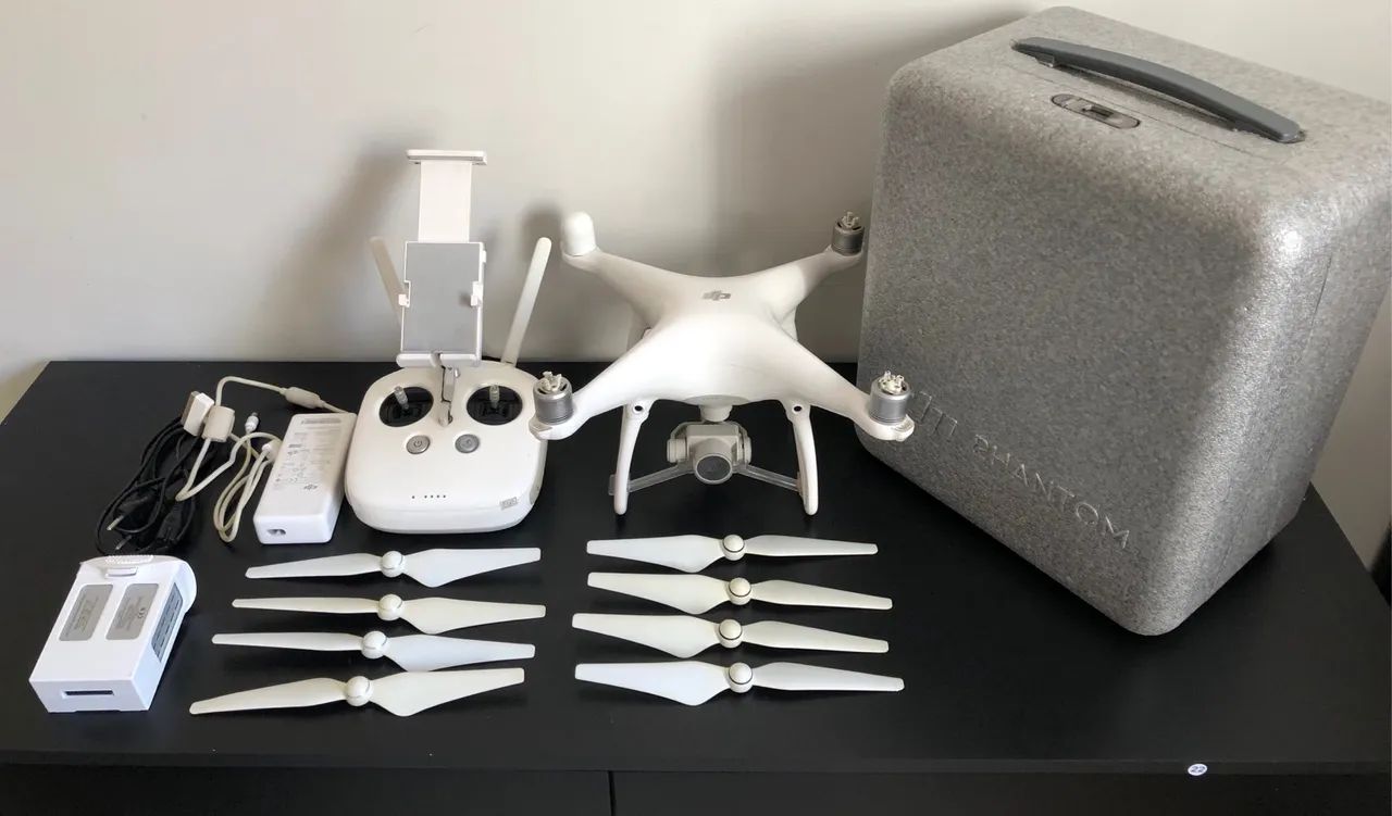 1 Drone Original Dji Phantom 4K com 1 Bateria Plus + Hélices do Pro V2 - Foto 5