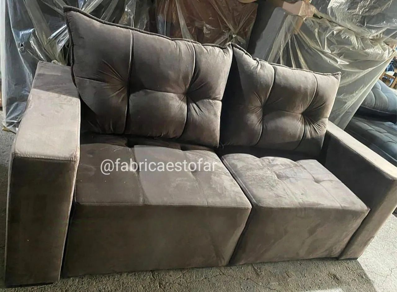 Direto da Fábrica Sofá Retrátil 2,00m - Pagamento na entrega!! - Foto 5