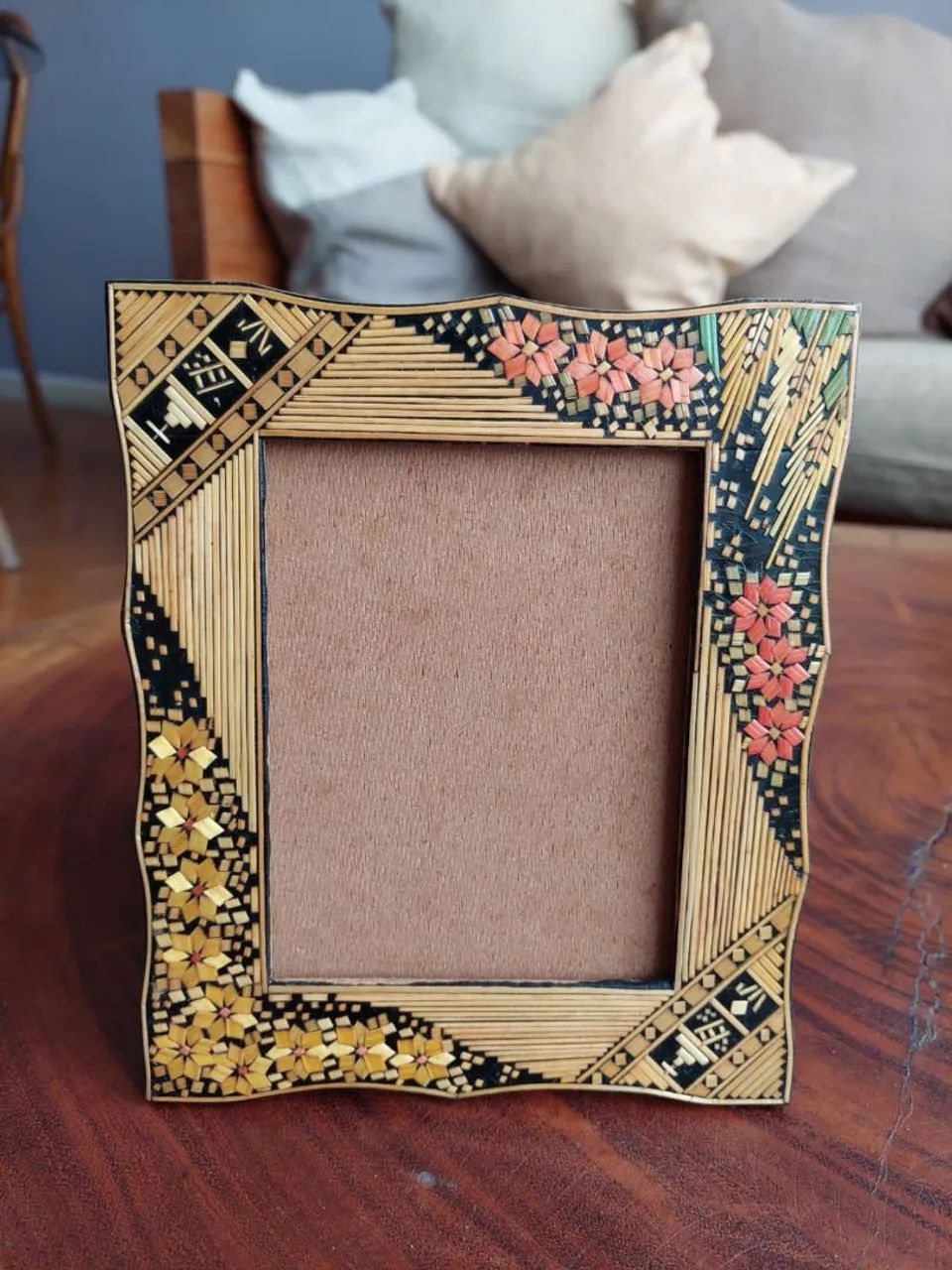 Porta retratos em machetaria