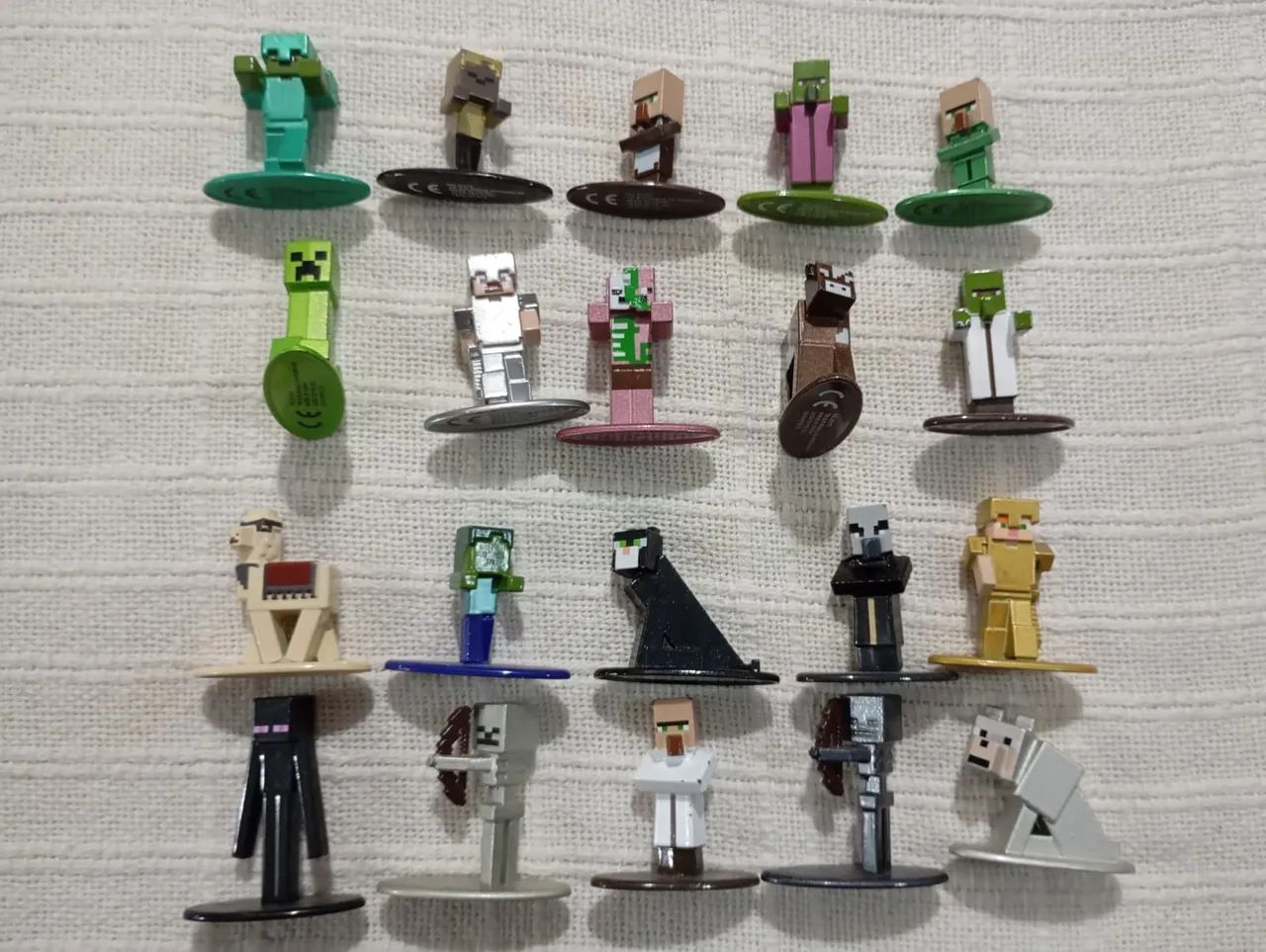 Coleção Minecraft Nanometalfigs