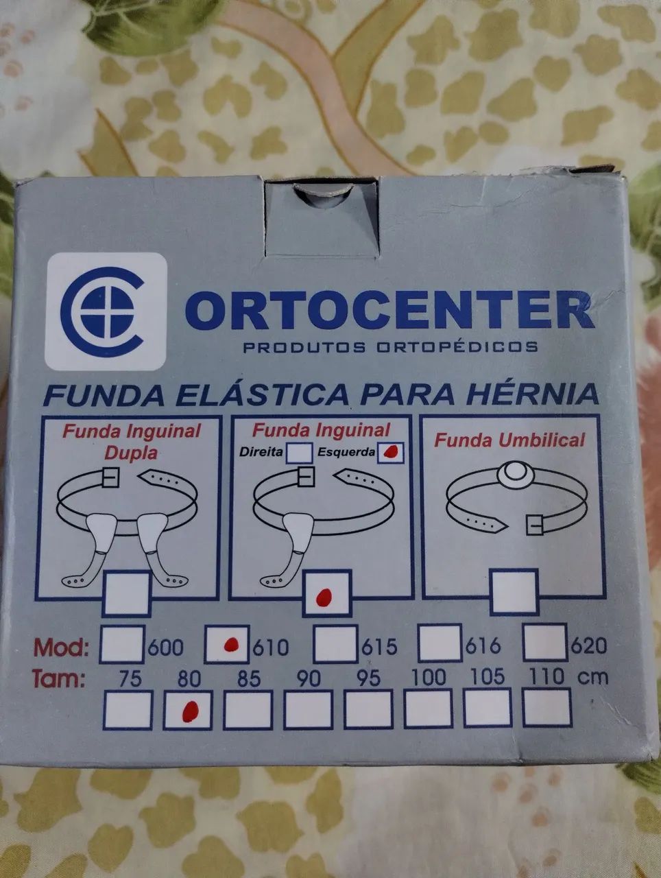 Funda para hérnia inguinal 80cm lado esquerdo. Nova - Foto 5