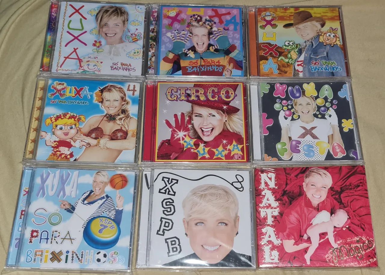 Coleção de CDs lacrados Xuxa 