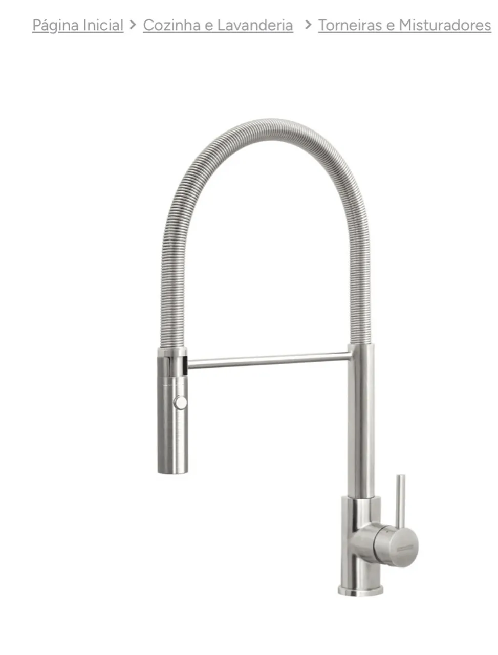 Misturador Inox Monocomando Versatile - Tramontina