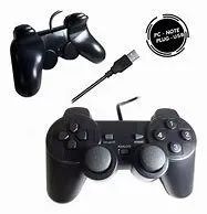 Controle Joystick USB Compatível PCs e notebooks entrada USB