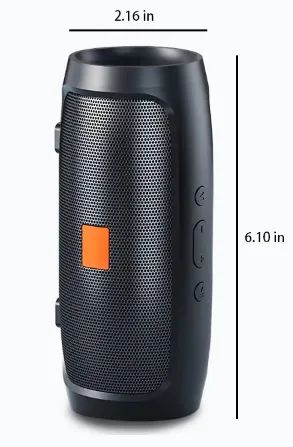 Caixa de som-Bluetooth-estéreo, Subwoofer portátil - FM - Testada - Novo e testado