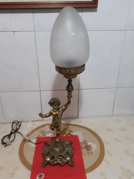 Luminária de Mesa bronze  Anjo Bronze - Foto 5