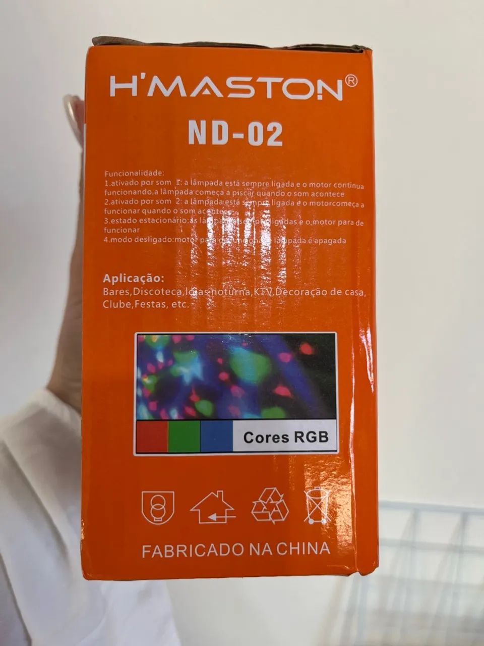 Lâmpada de Led - Projetor de Cor Rotação Automática - Foto 3