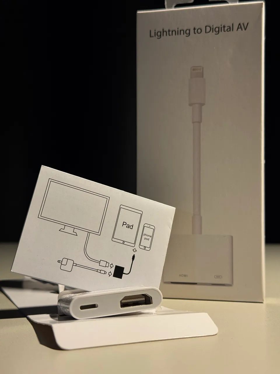 Adaptador de iPhone para para HDMI AV Digital -Conector Lightning - Foto 2