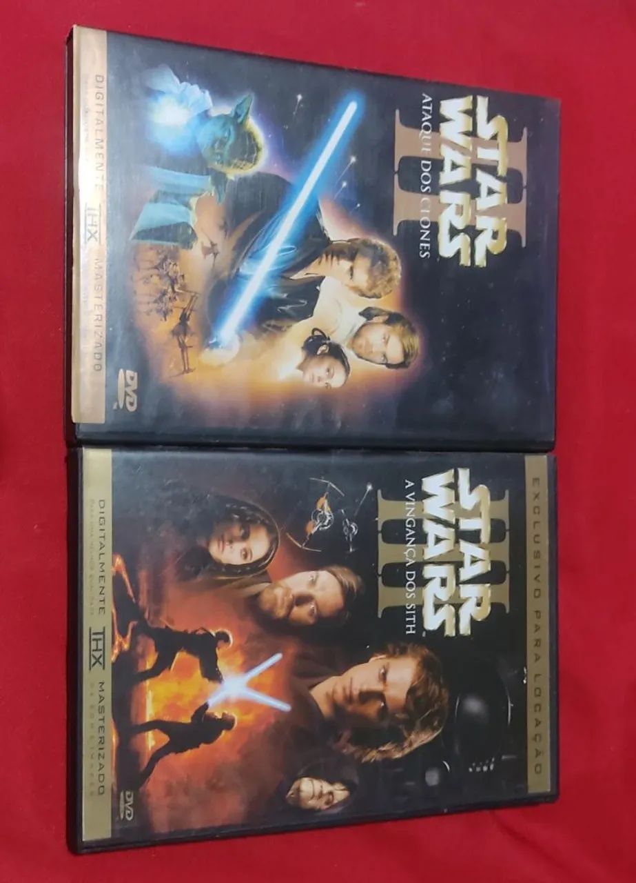 Star Wars - Episódios II e III - DVD's Oficiais