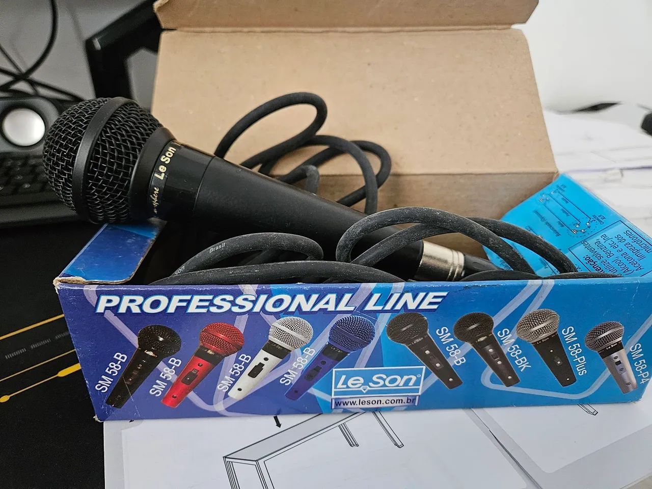 Kit Microfone Bm800 Condensador Profissional/ Home Studio e 1 Microfone Leson Professional - Foto 6