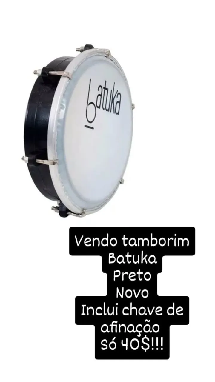 TAMBORIM BATUKA PRETO