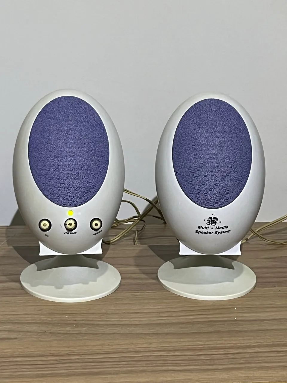 Caixinha de som computador, multimídia speaker 3d, raridade 
