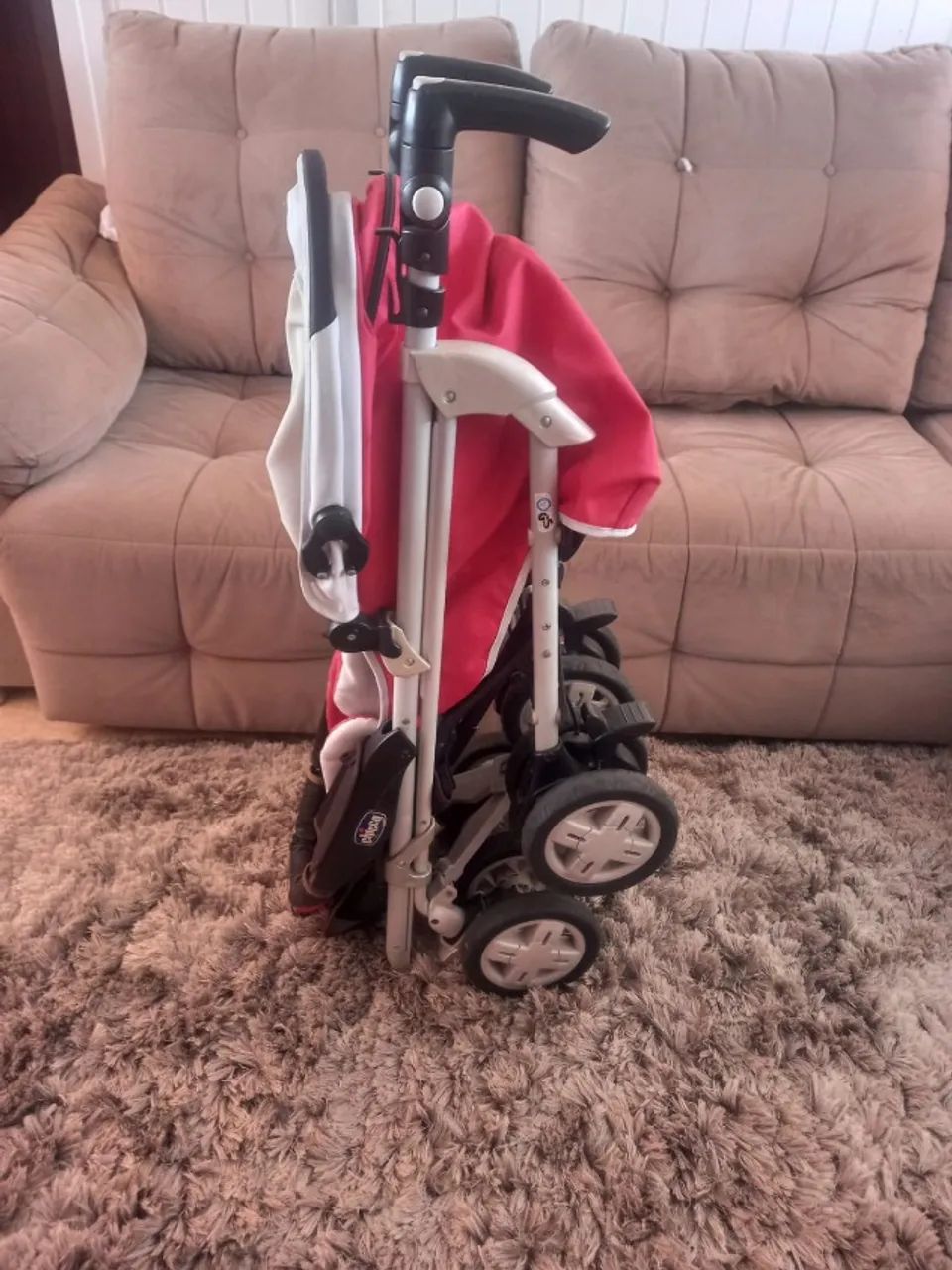 Trio Chicco / ?kit passeio? com carrinho de passeio, moisés e bebê conforto. - Foto 4