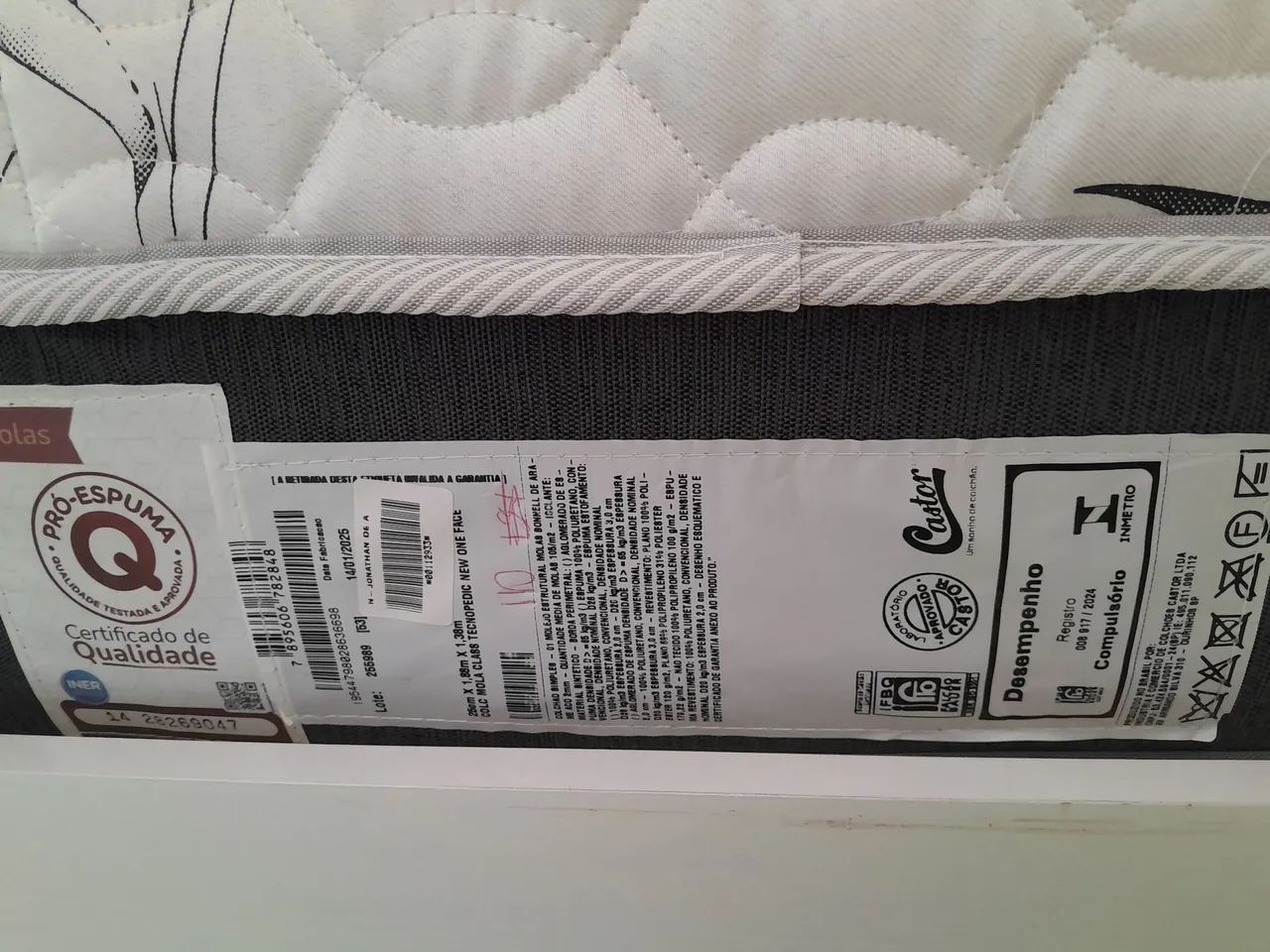 Cama de casal + colchão de molas novíssimo.  - Foto 3