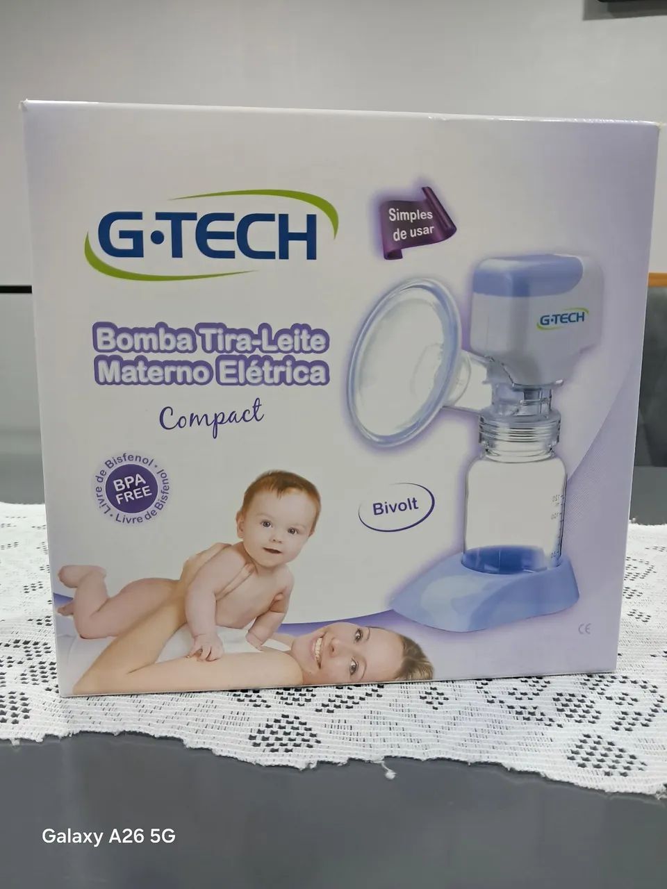 Bomba de Leite Materna Elétrica G-Tech - Foto 2