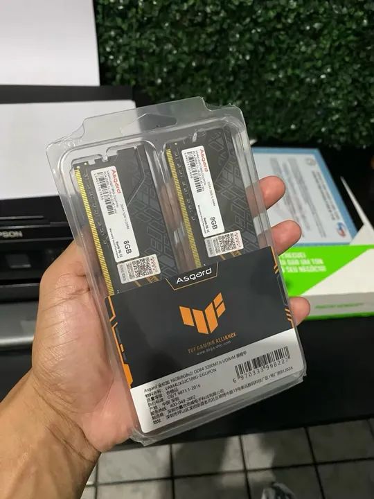 Memória Ram Asgard Tuf, DDR4, 16gb 2x8gb 3200mhz