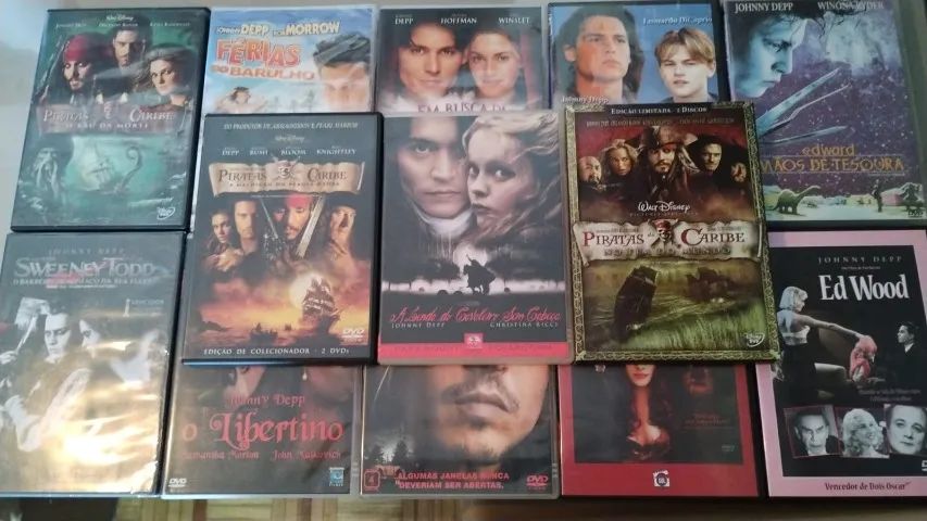 Coleção Dvds Johnny Depp - Foto 2
