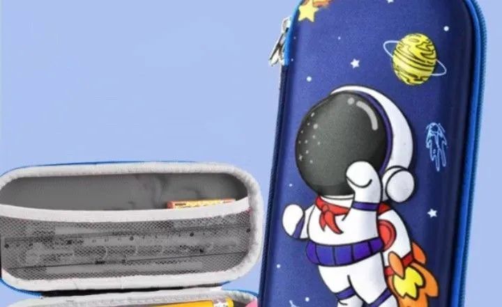 ESTOJO 3D INFANTIL ASTRONAUTA FECHO DE ZIPER ESCOLAR  - Foto 2