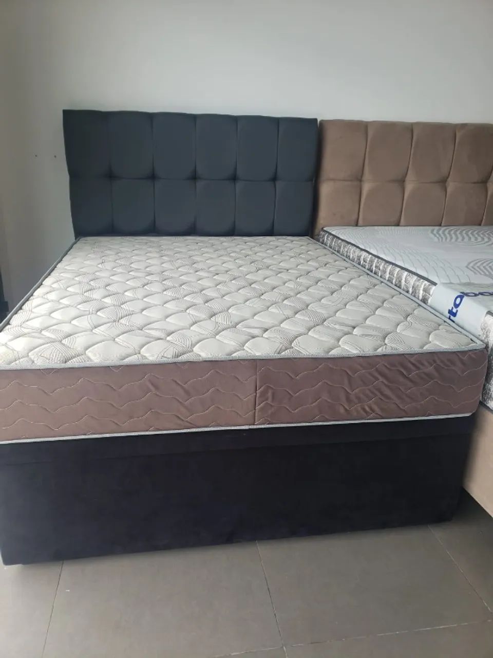 CAMA BOX CASAL MOLAS ENSACADAS 