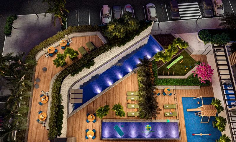 RY- LUX HOME BOULEVARD - MORE NO CORAÇÃO DE ÁGUAS CLARAS!! - Foto 4