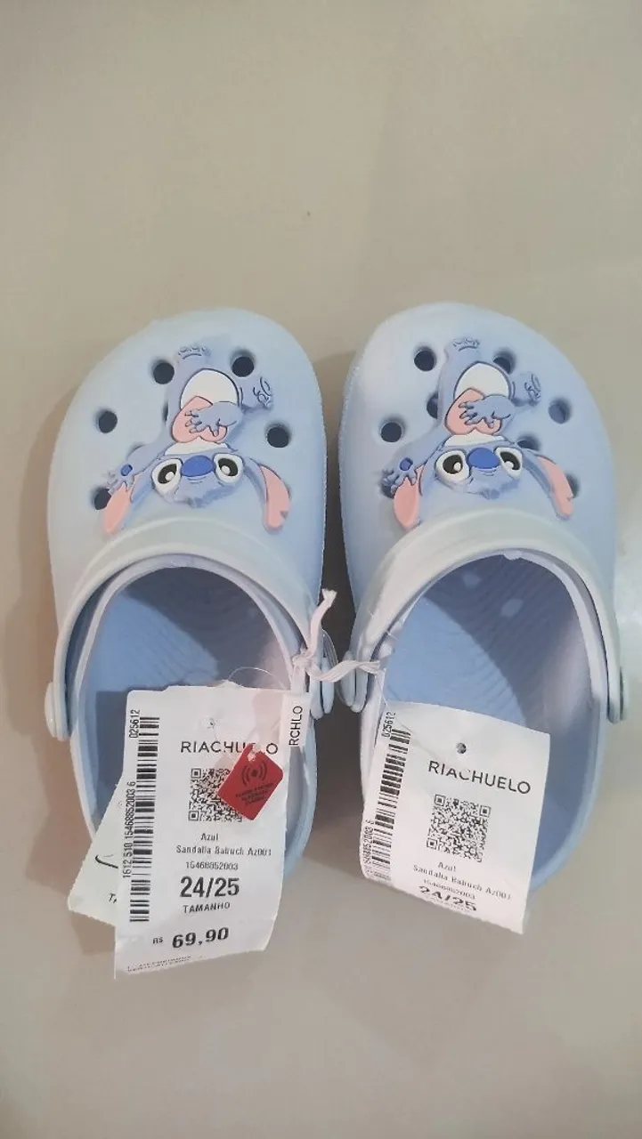 Sandália Babuche Infantil Stitch - Riachuelo