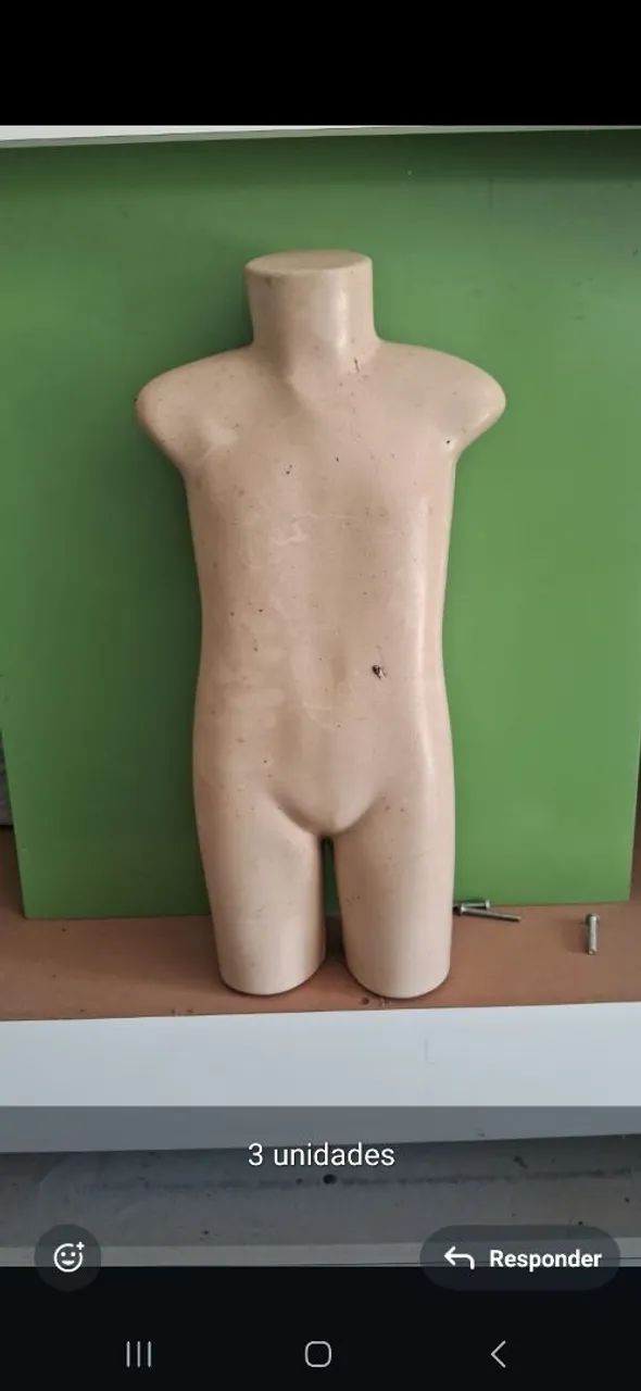 Mannequin Torso Feminino para Bijuterias e tabuleiro 14 unidades bem novo da pra montar um - Foto 5