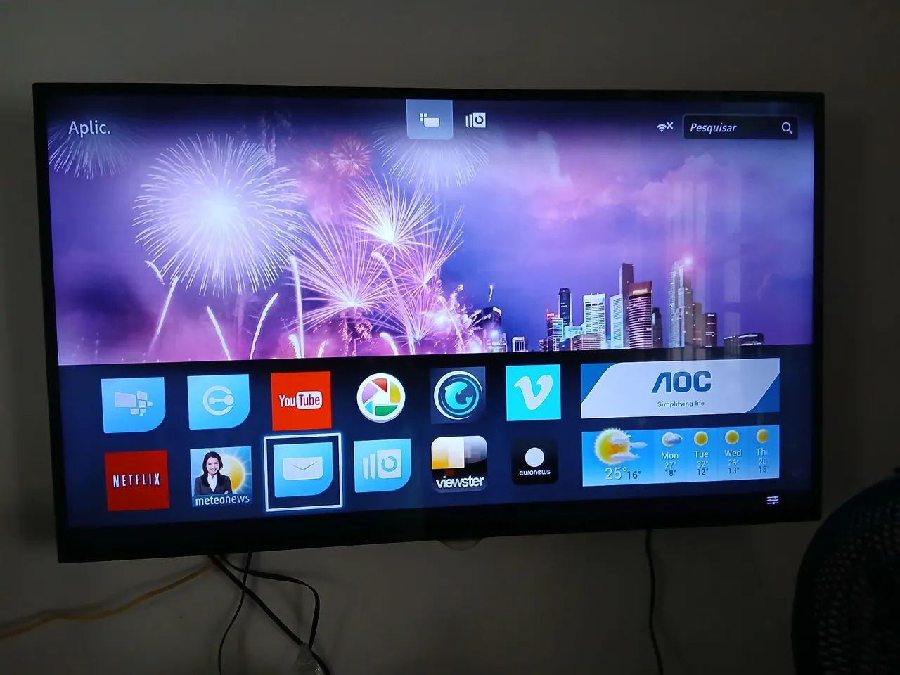 TV LED 32   smartphone 350.00 sem choro  - Foto 3