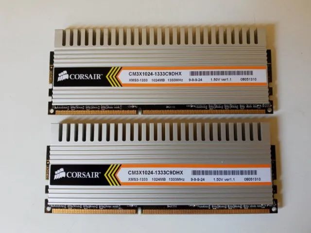 2Gb Memória DDR3 1333Mhz - Corsair