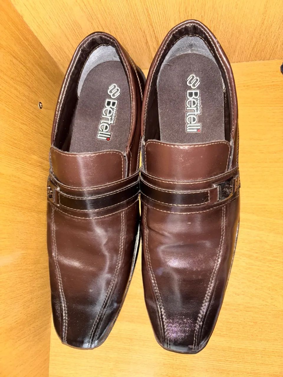 Sapatos Masculinos Marrom - Foto 2