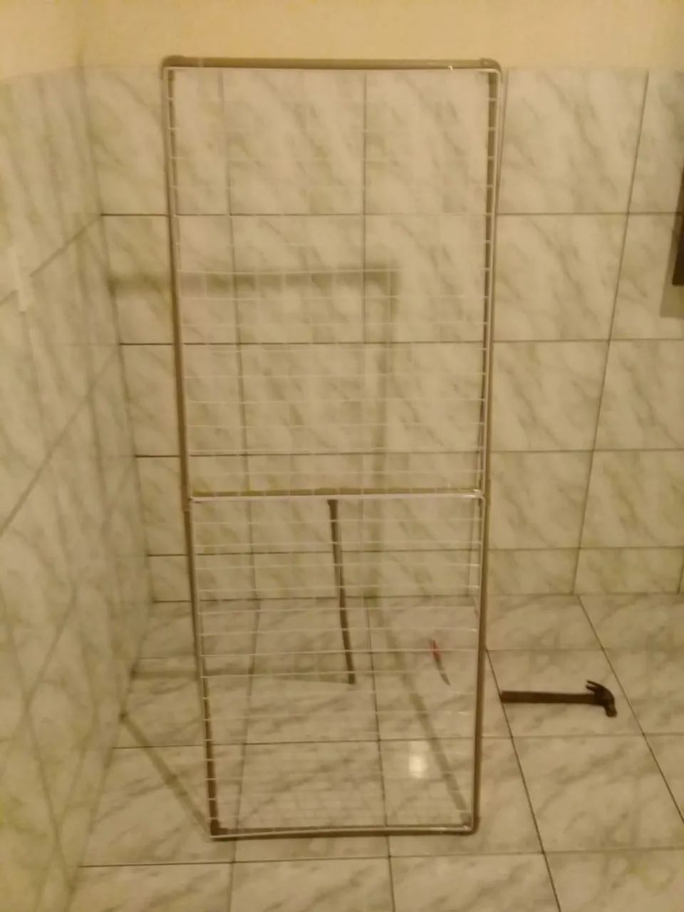 Grade  branca para ambulante ou para loja. - Foto 4