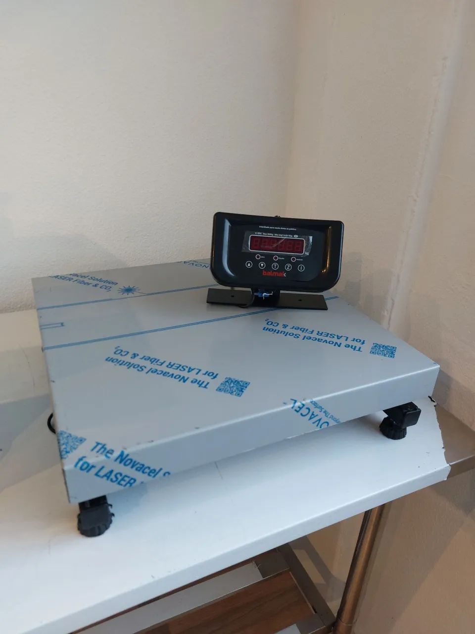 Balança digital plataforma 300kg nova pronta entrega 
