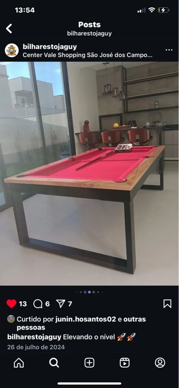 Mesa de sinuca e jantar Paris  - Foto 4