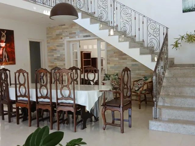 7/4 6 suites  5 c/ar  wi-fi 900m praia piscina churrasqueira  área verde 7 vagas  garagem  - Foto 9