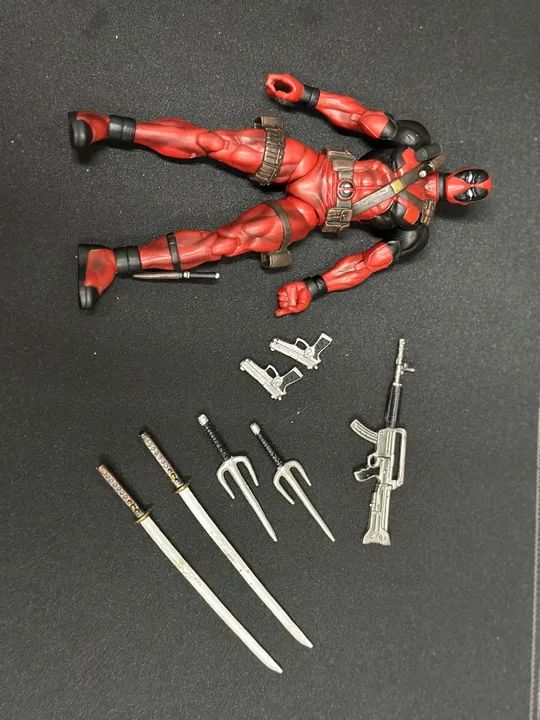 Jogo persoDeadpool Marvel Legends - Foto 5